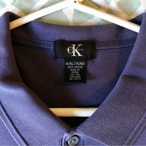 Calvin Klein men's polo shirts x2